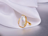 The pearl of my Soul, Fresh water baroque pearl, Genuine S925 sterling silver