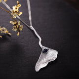 Ginkgo Leaf Necklace
