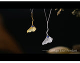 Ginkgo Leaf Necklace