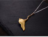 Ginkgo Leaf Necklace