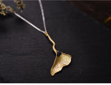Ginkgo Leaf Necklace