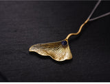 Ginkgo Leaf Necklace